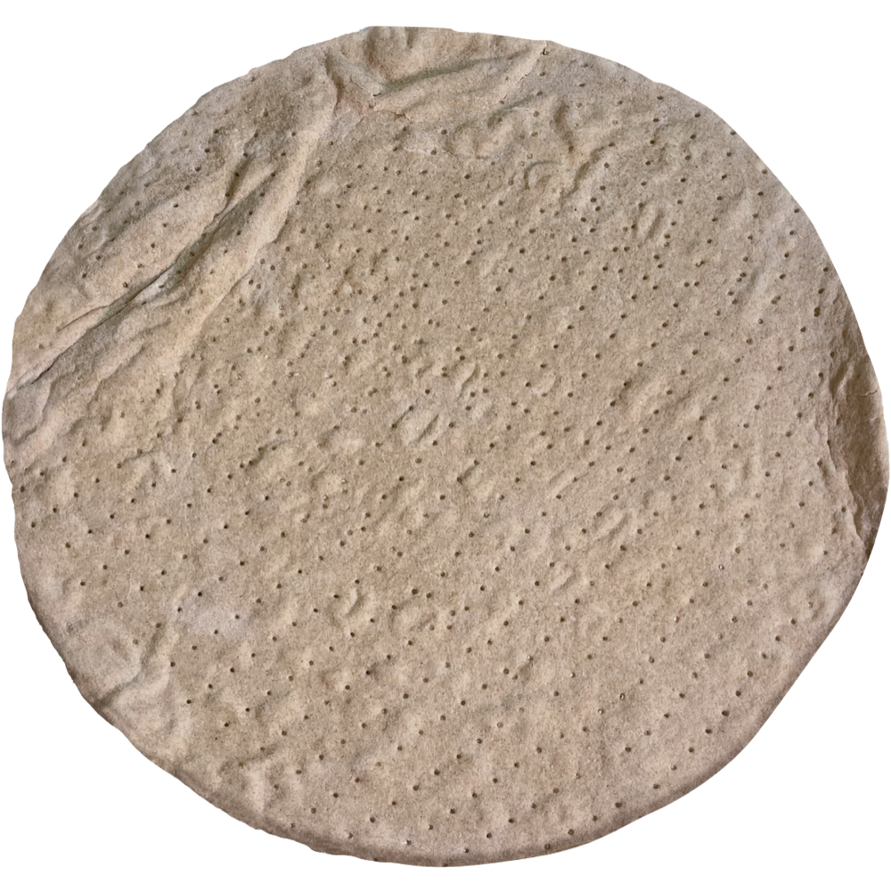 Base per Pizza Toscana con Farina Verna da Ø33cm - 10 basi (2 basi per Busta)