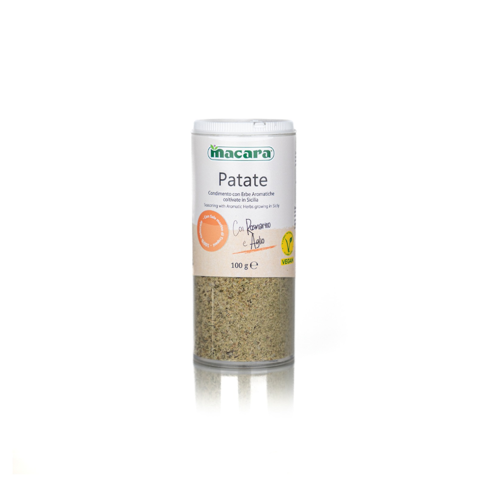 Condimento a Base di Erbe Aromatiche Siciliane per Patate con Dosatore - 100gr