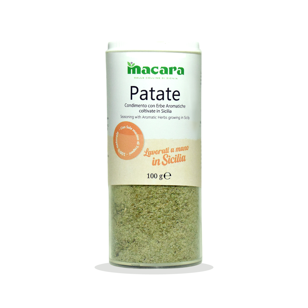 Condimento a Base di Erbe Aromatiche Siciliane per Patate con Dosatore - 100gr