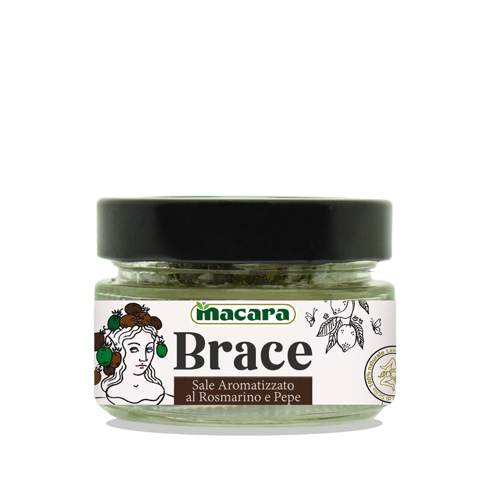 Sale Marino Aromatizzato al Rosmarino e Pepe - 90g