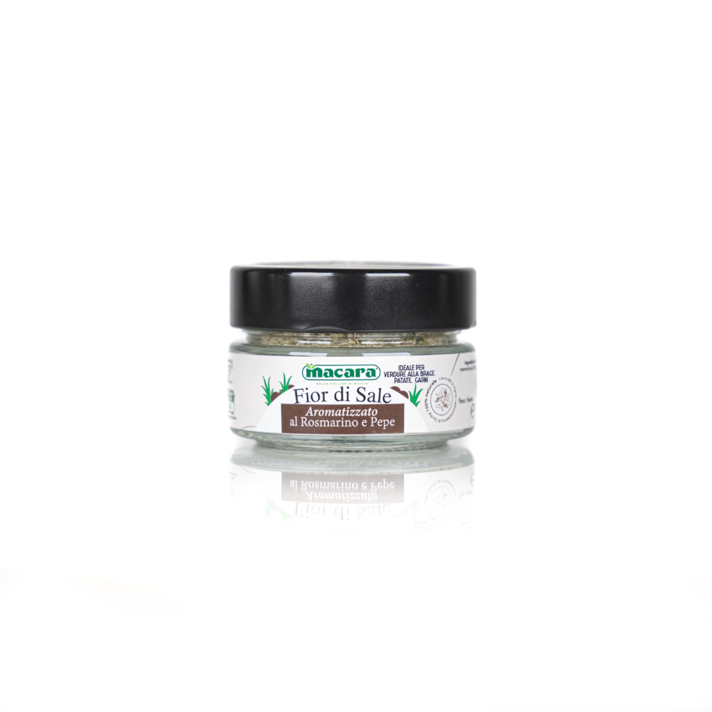 Sale Marino Aromatizzato al Rosmarino e Pepe - 90g