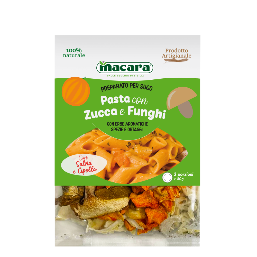 Preparato per Pasta Zucca e Funghi