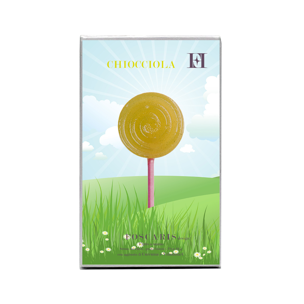 Lollypop al gusto Limone "Chiocciola Yellow"