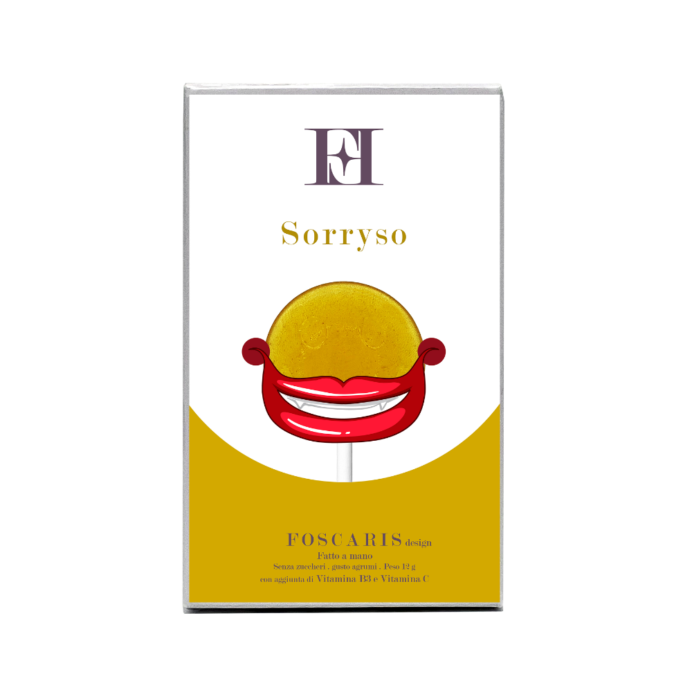 Lollypop al gusto Agrumi "Sorryso Yellow"
