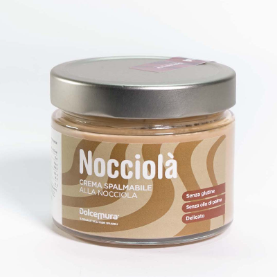 Crema Spalmabile Artigianale alla Nocciola - Senza Glutine e Senza Lattosio - 250g