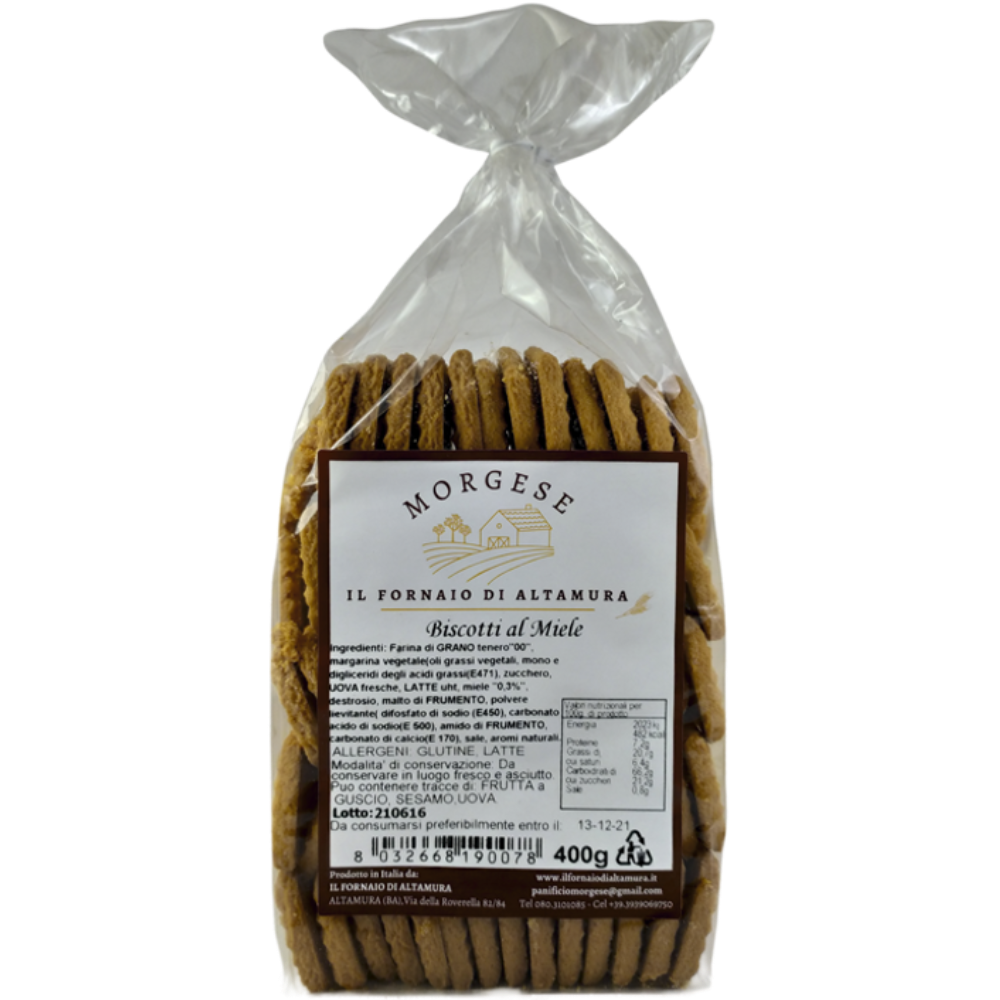 Biscotti al Miele Artigianali - 400g