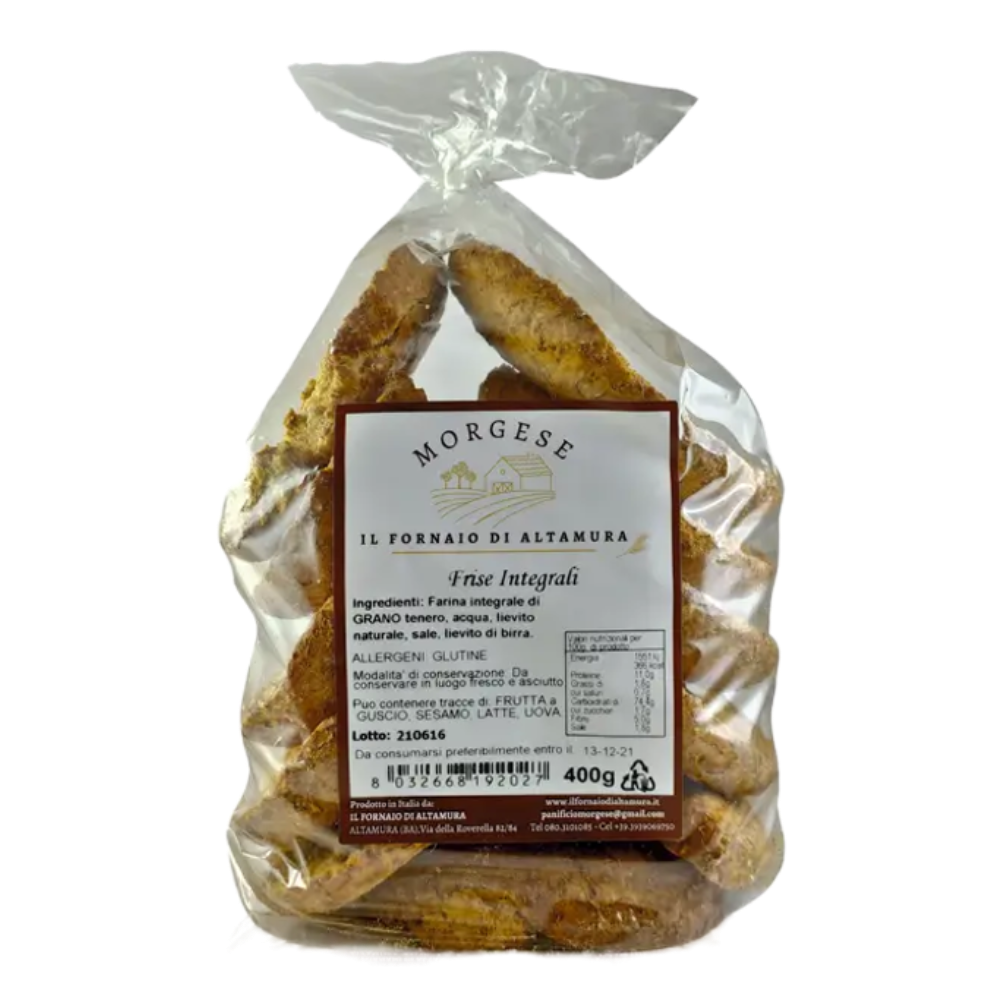 Frise Pugliesi Integrali di Grano Tenero - 400g