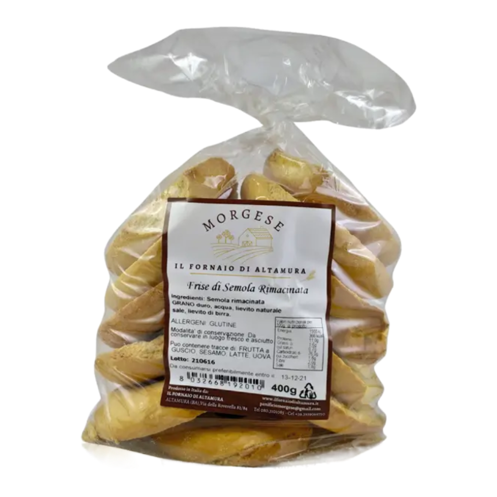 Frise Pugliesi di Semola Rimacinata di Grano Duro - 400g