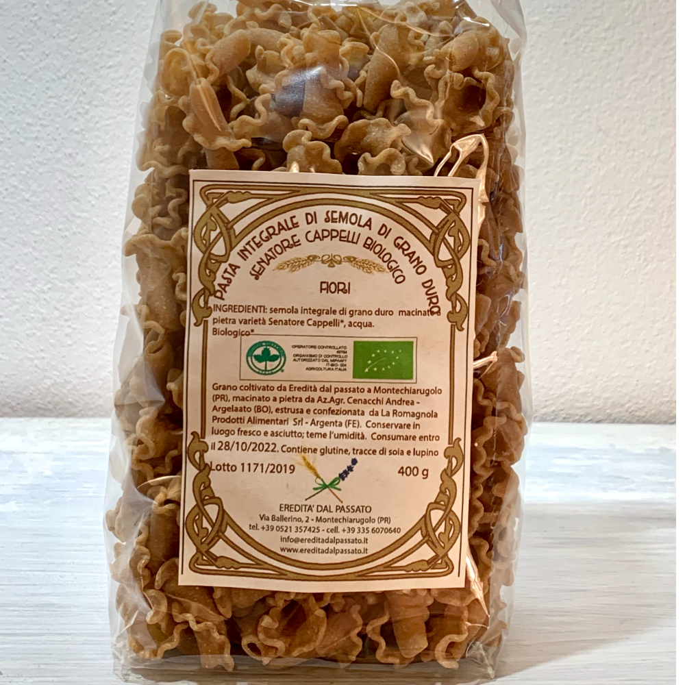 Fiori con Semola di Grano Duro Integrale Senatore Cappelli BIO