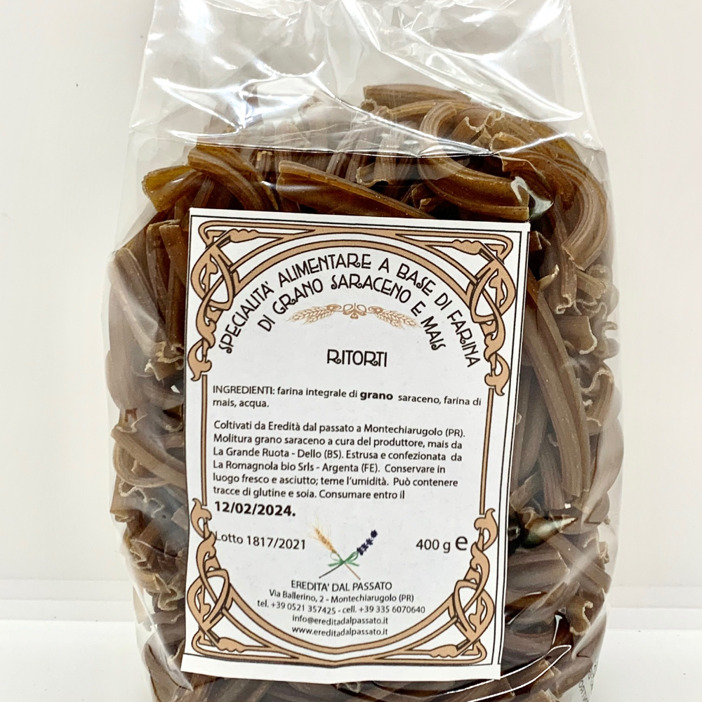 Ritorti di Grano Saraceno e Mais