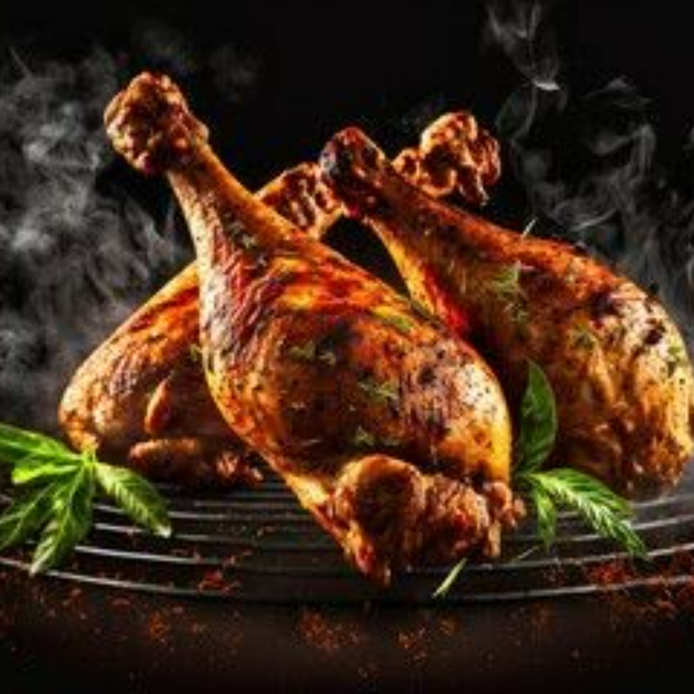 Cosce di Pollo cotte al BBQ - 400g