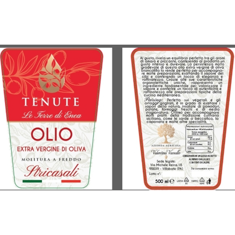 Olio extravergine d'oliva siciliano 75 cl