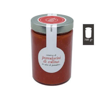 Conserva di Pomodorini di Collina in Salsa di Pomodoro - 580g
