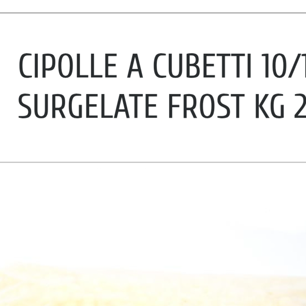 Cubetti di cipolla 