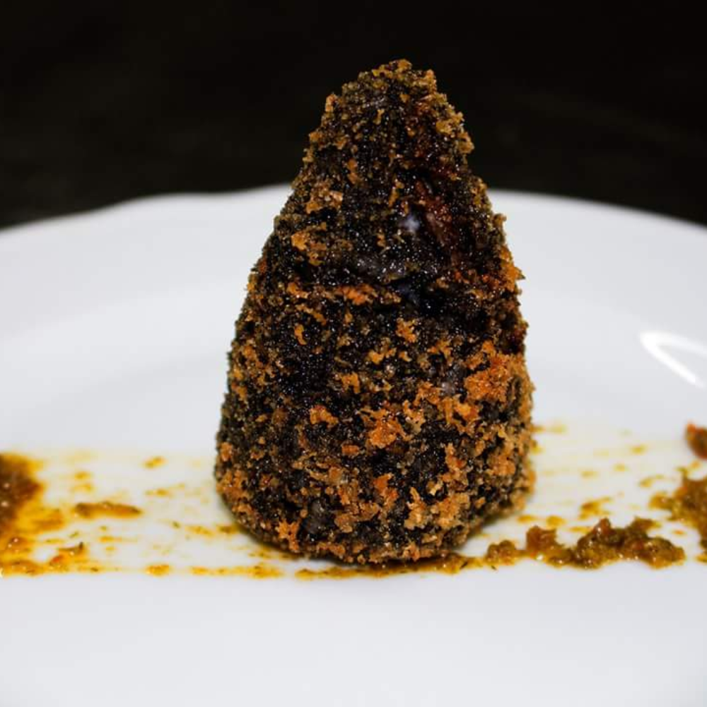  Sugo al Nero di Seppia con pezzetti di Seppia di Sicilia 