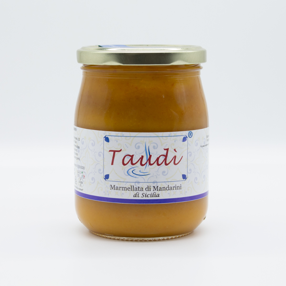 Marmellata di Mandarini Siciliani Artigianale (Pura Frutta 72%, Senza Additivi) - 200g o 500g