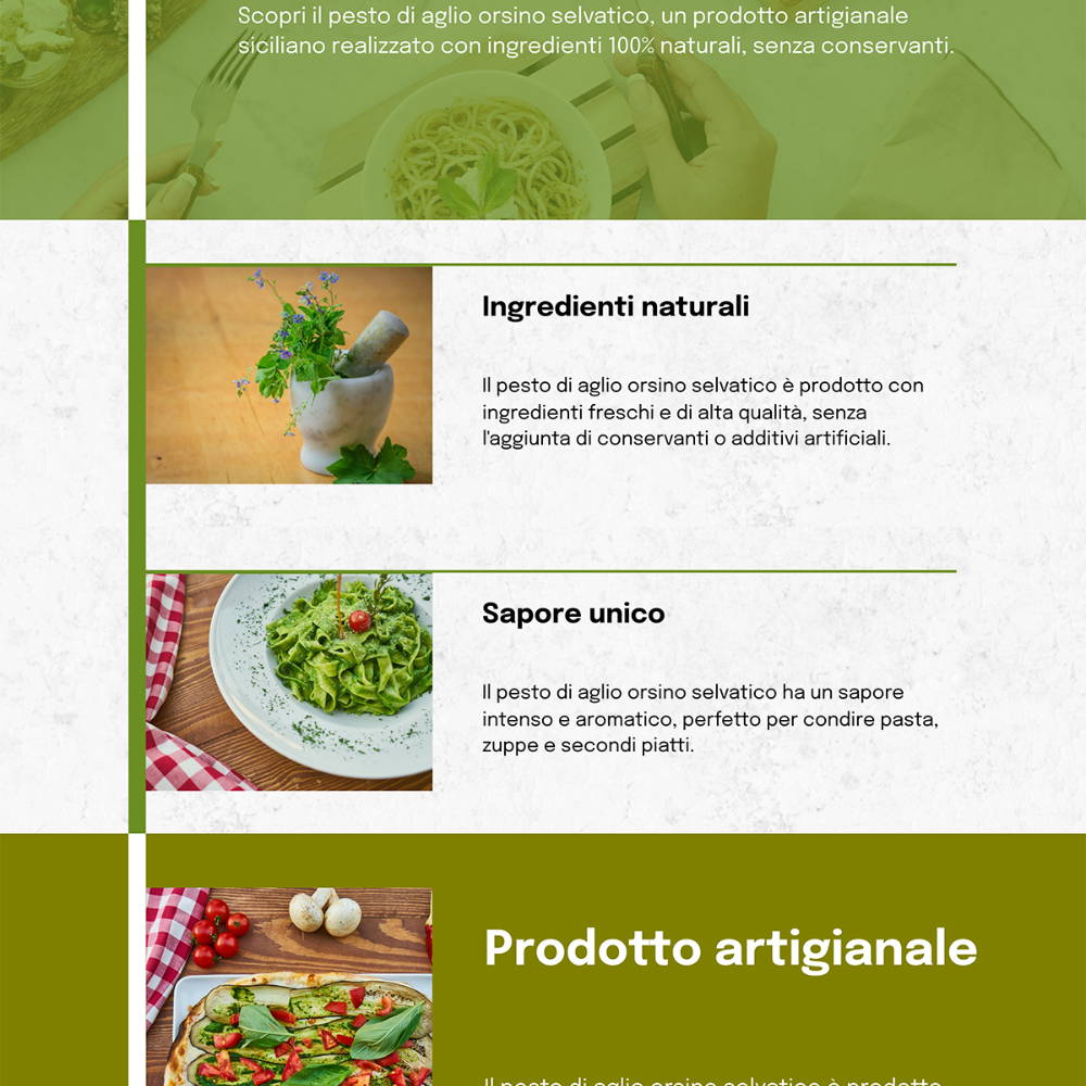 Pesto di Aglio Orsino Selvatico - 180g o 280g