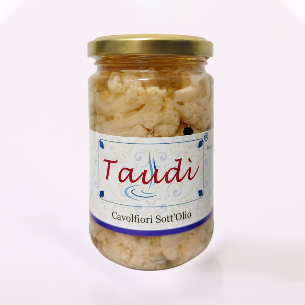 Cavolfiore Sott'Olio Siciliano Artigianale - Conserve Taudi - Sapore Autentico di Sicilia
