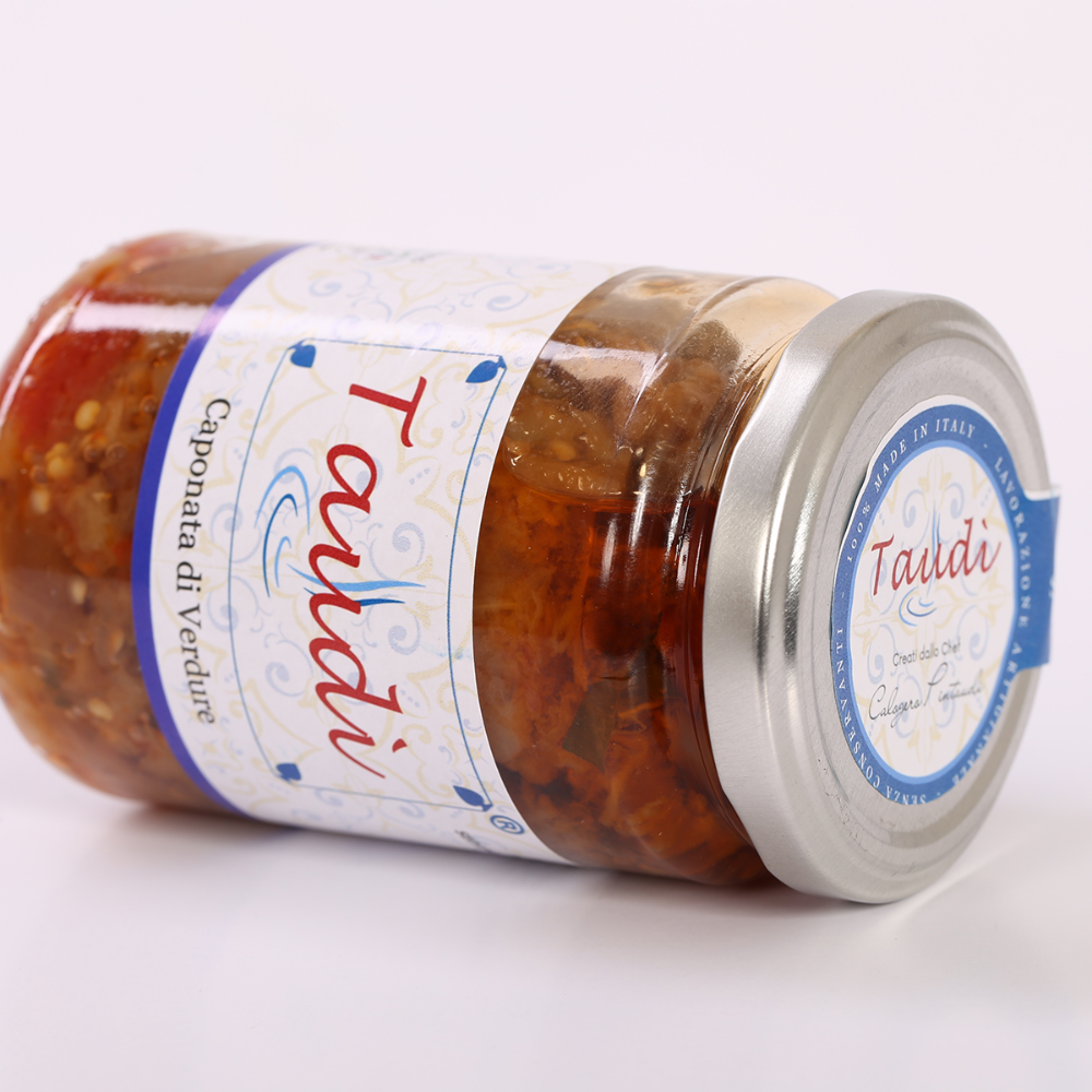  Caponata di Verdure Siciliana in Barattolo Pronta - 280g o 500g