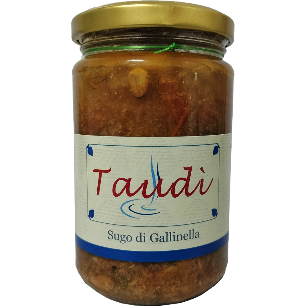  Sugo di Gallinella Artigianale Siciliano in Vetro 