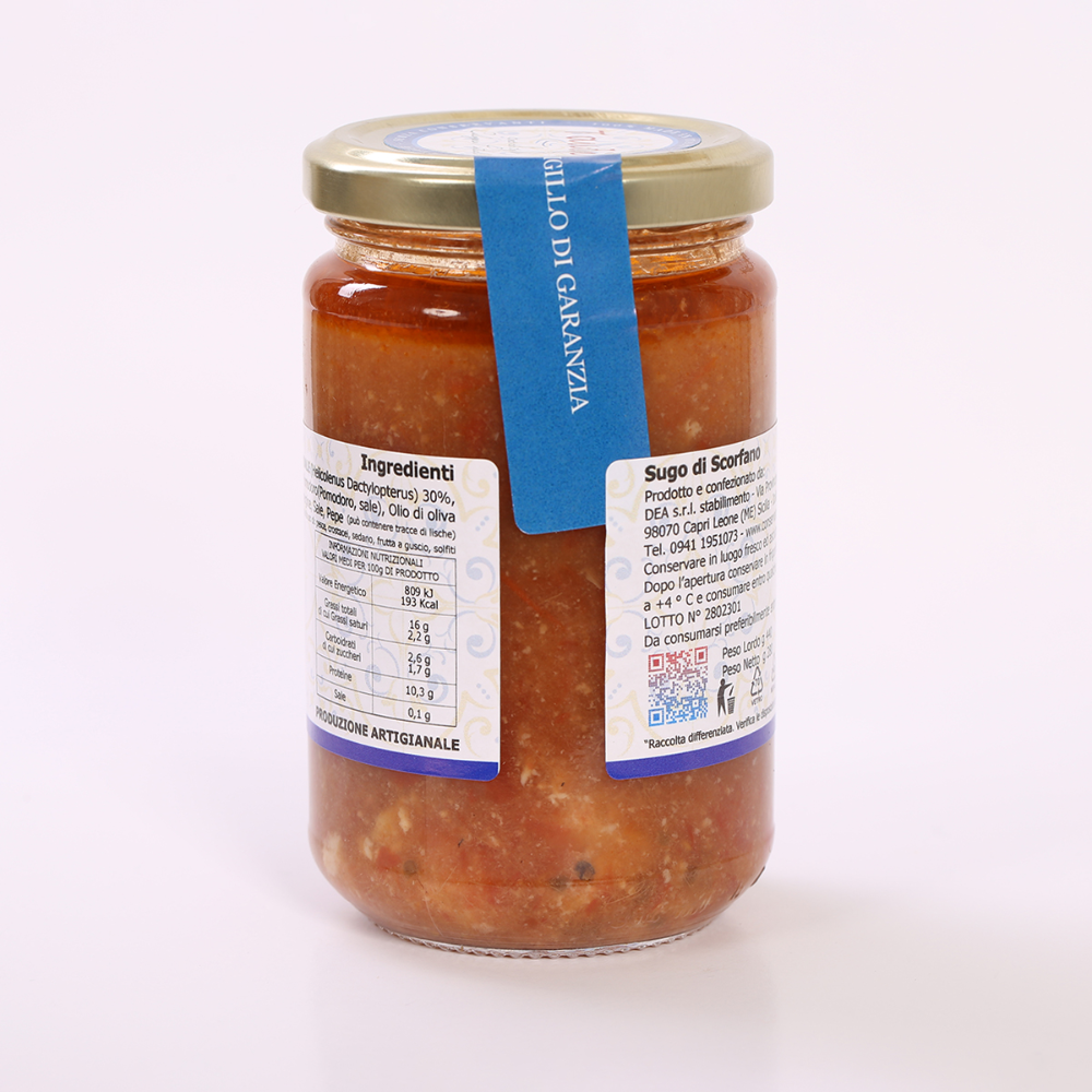 Sugo Artigianale di Scorfano - 280g