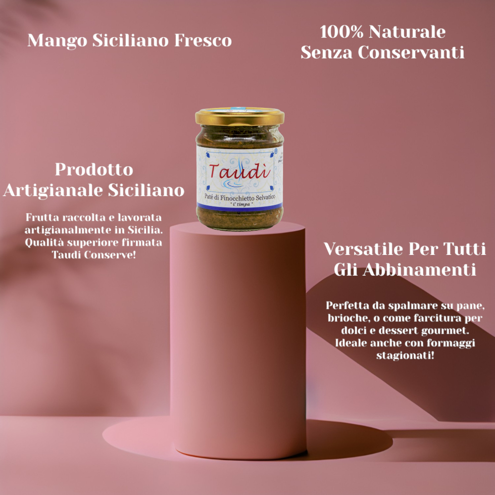 Patè di Finocchietto Selvatico Siciliano - 180g o 280g