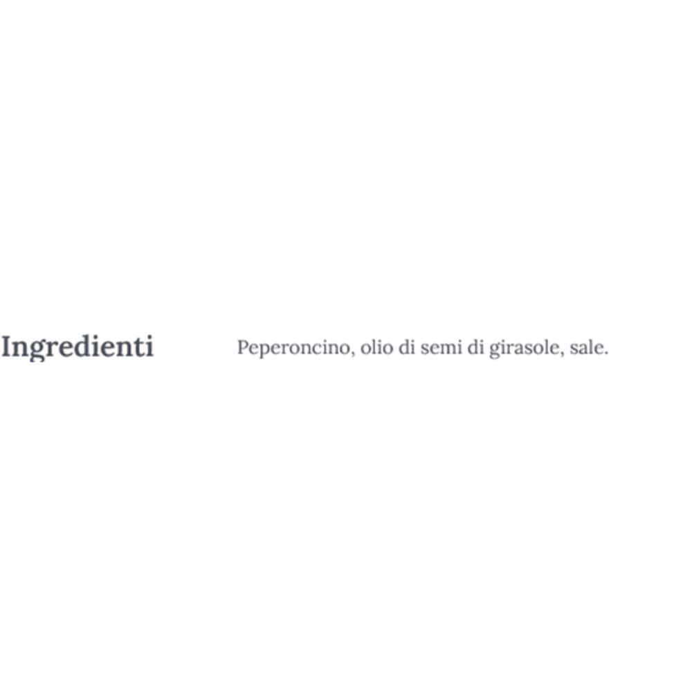  Crema di Peperoncino Siciliano Artigianale 100% Naturale 