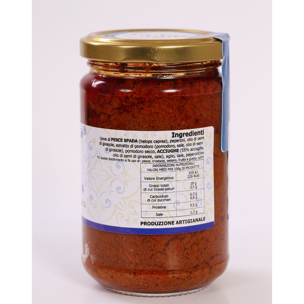 Caviale di Pesce Spada Gourmet in Vetro (Ta Sciali) - 180g o 280g