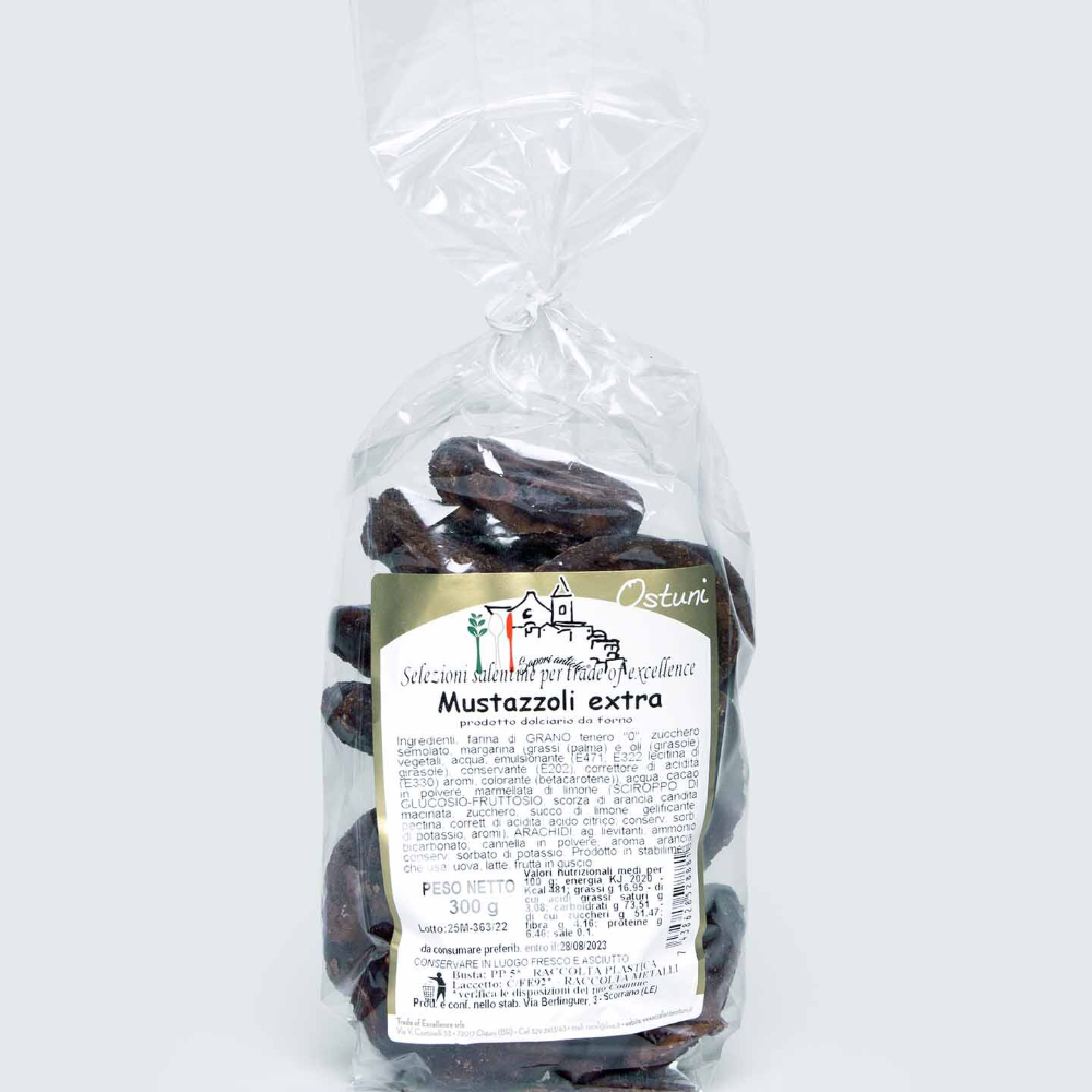 Biscotti Mustazzoli Pugliesi Extra - 300g