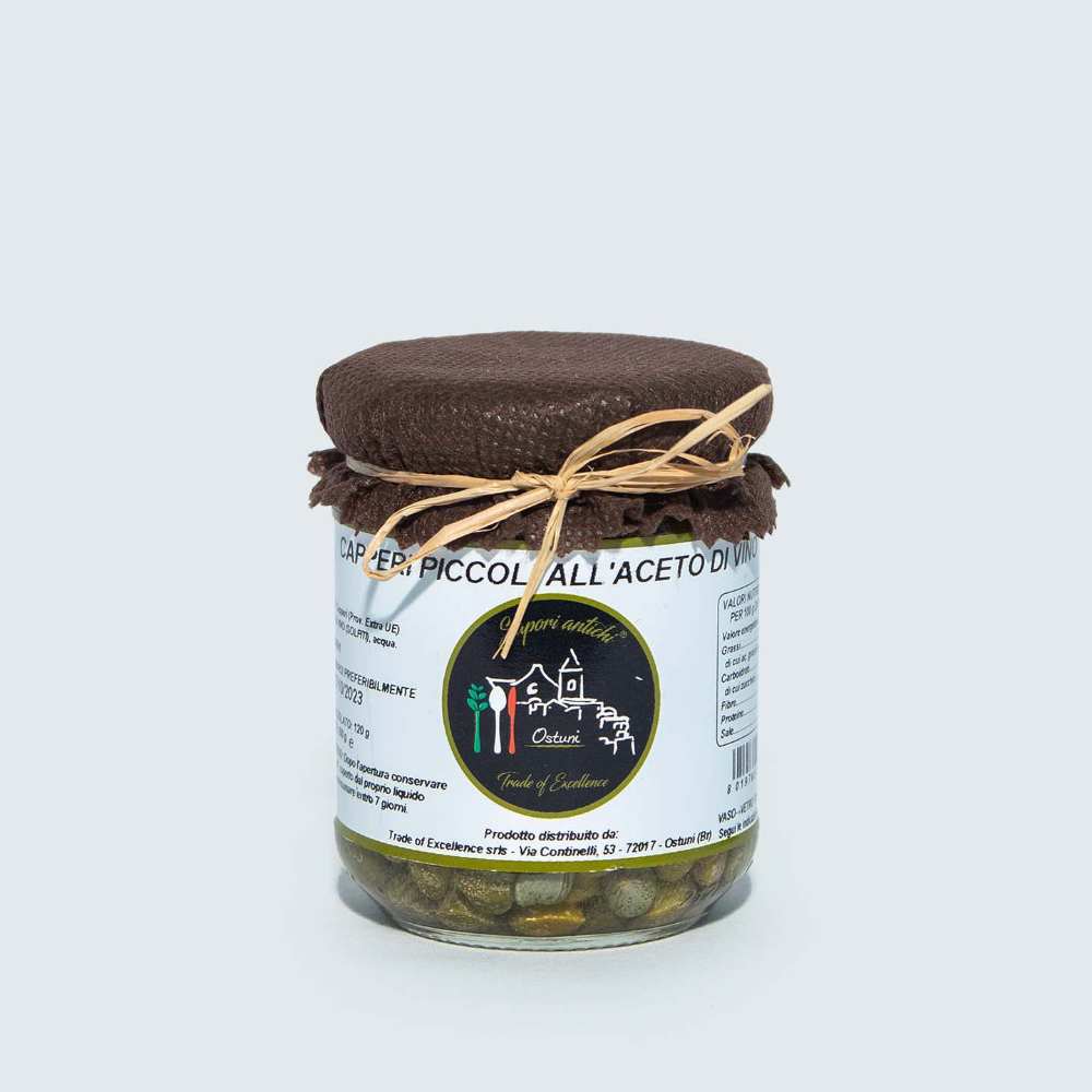 Capperi Piccoli all’Aceto - 200g o 5Kg