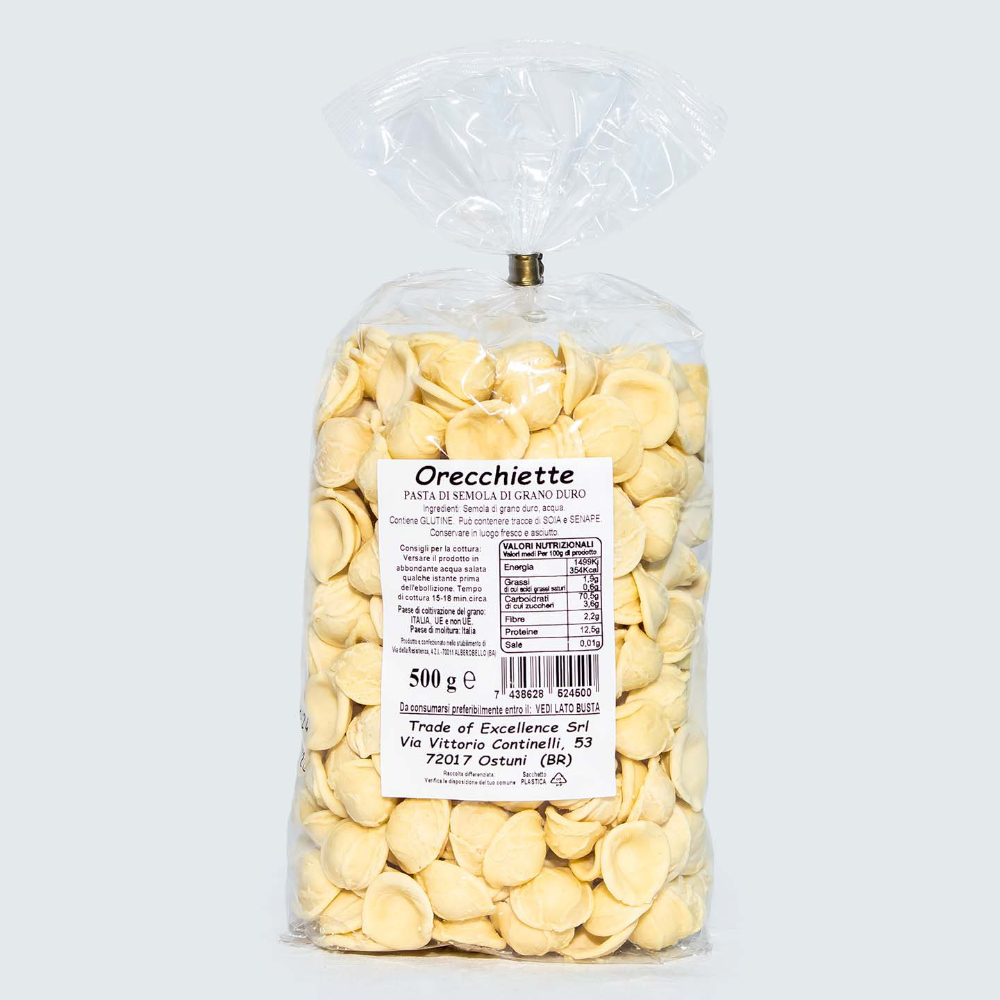 6Kg di Orecchiette Pugliesi - 12 Pezzi da 500g