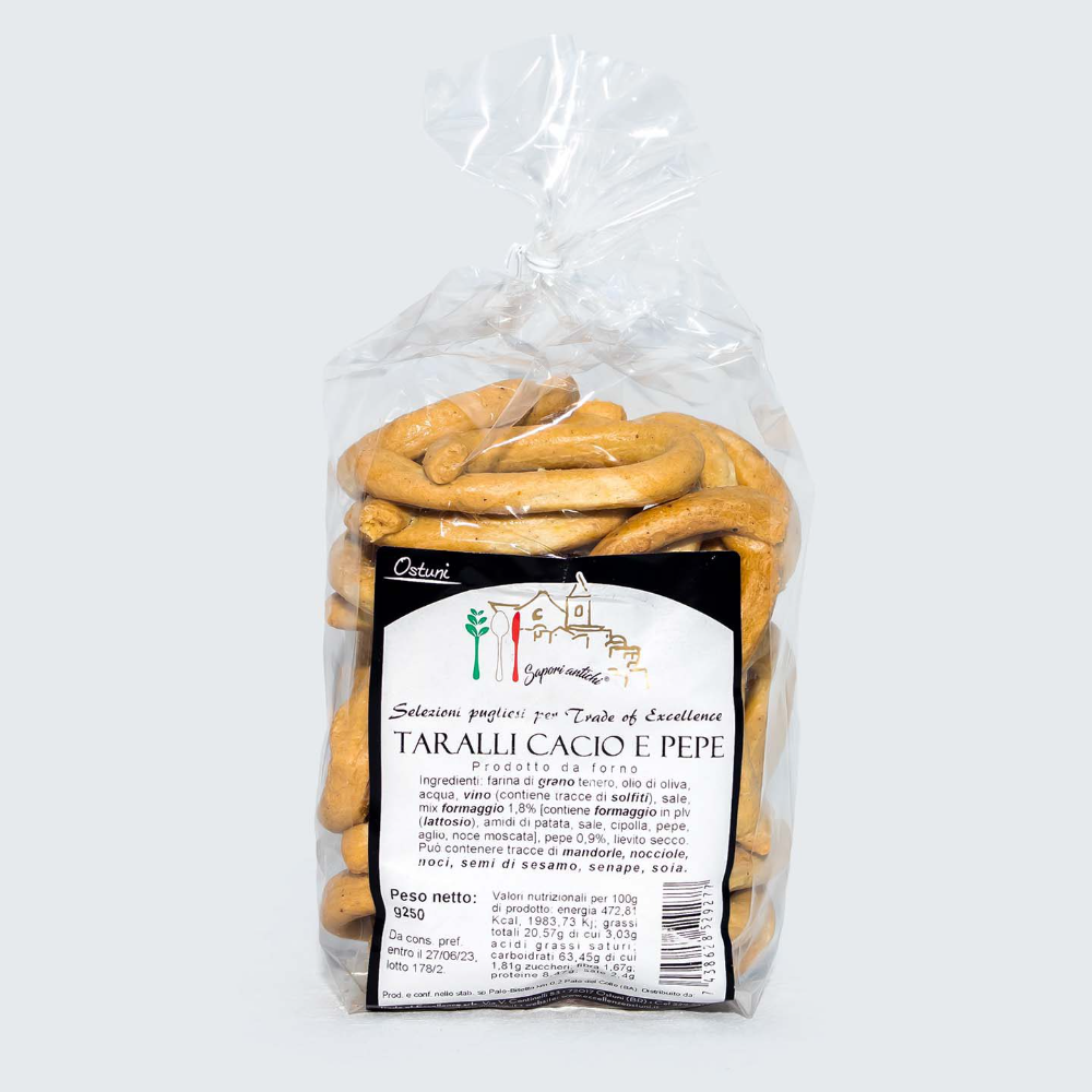 Taralli Cacio e Pepe - 250g