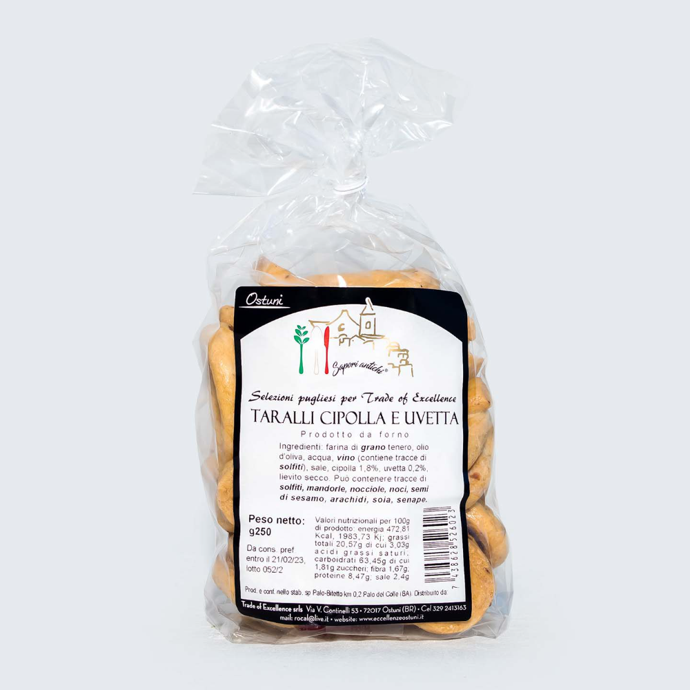 Taralli Cipolla e Uvetta