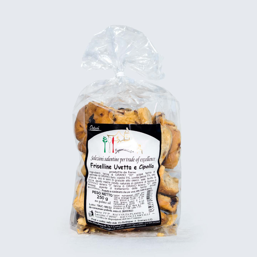 Friselline Cipolla e Uvetta - 250g