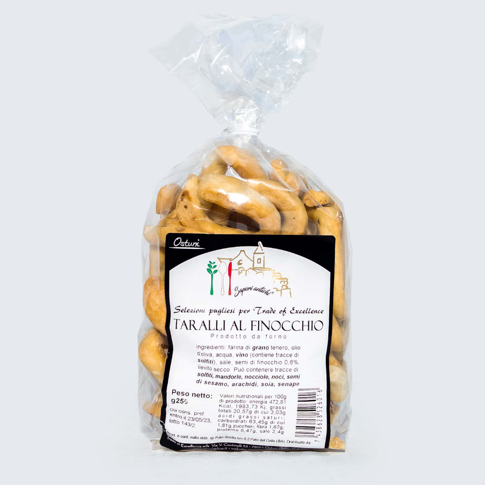 Taralli Pugliesi al Finocchio - 250g