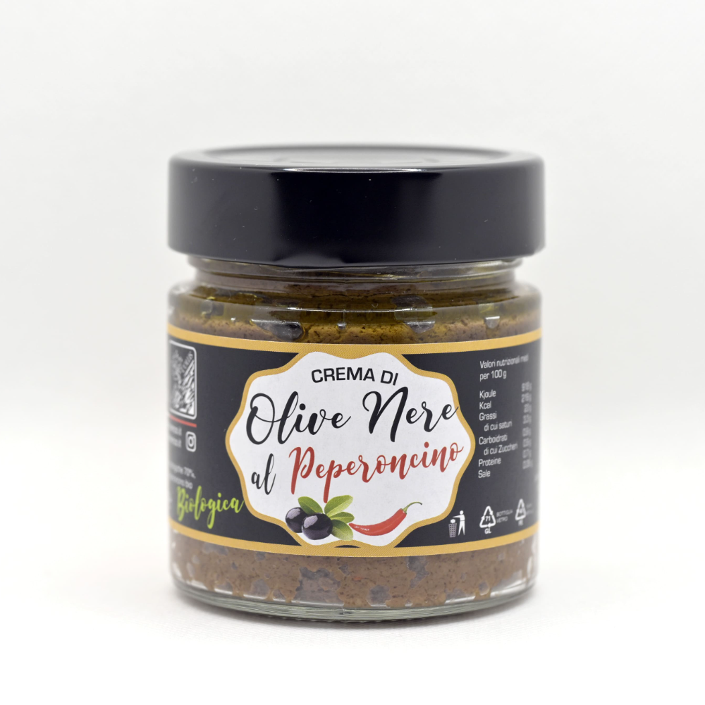 Patè di Olive e Peperoncino Biologico - 200g