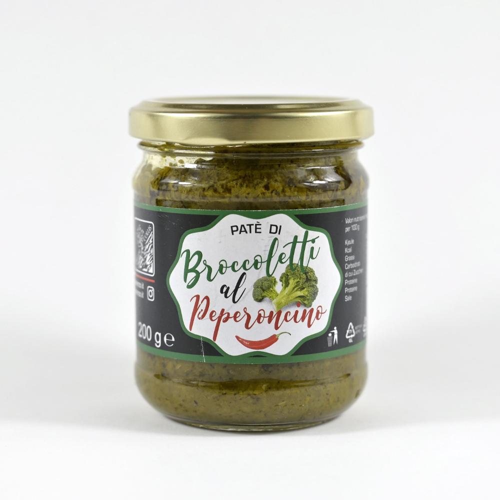 Patè di Broccoletti al Peperoncino - 200g