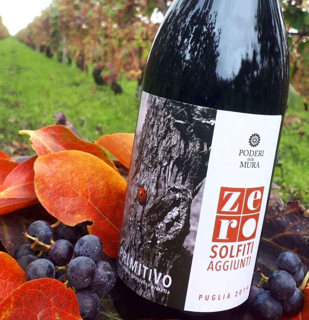 Vino Primitivo IGP Puglia Zero Solfiti Aggiunti
