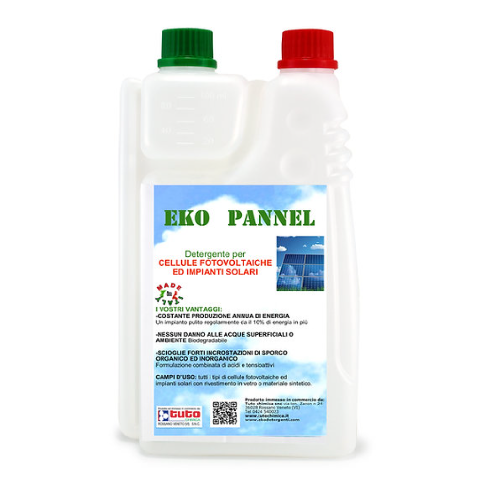 Eko Pannel Detergente per Pannelli Solari - 1,1 Litri
