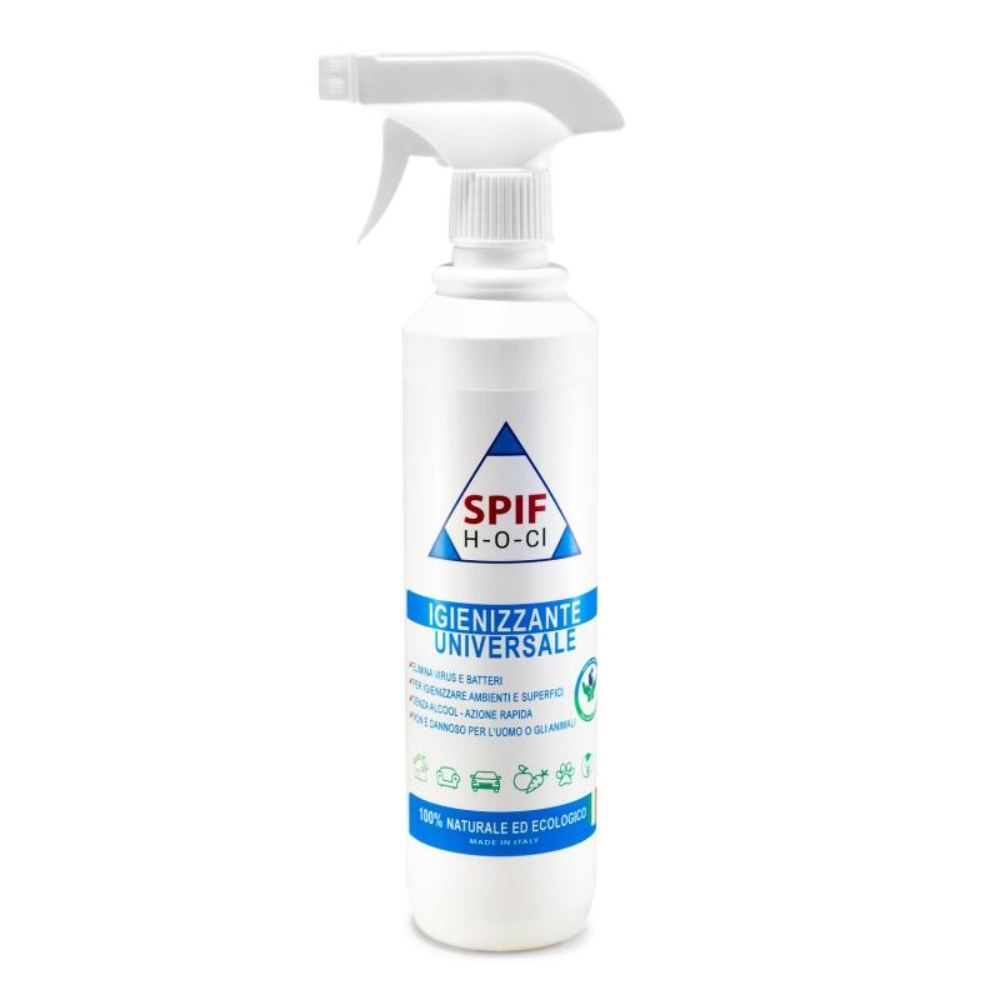 Spif HOCL Igenizzante Naturale a Base di Acido Ipocloroso 500 ppm - 500ml