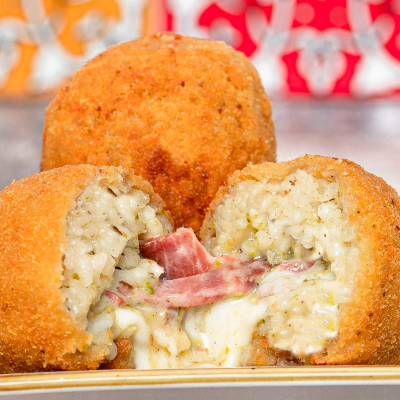 10 Arancini Siciliani al Pistacchio e Speck da 200g 