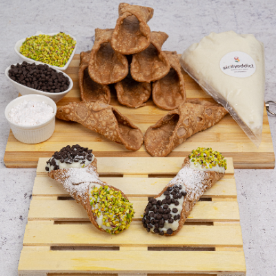 Kit 10 Cannoli con Ricotta di Pecora