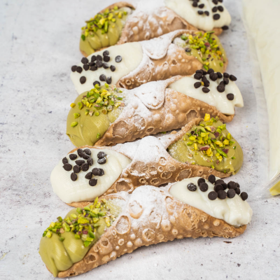 Kit 10 Cannoli Bigusto Ricotta e Pistacchio - 10pz