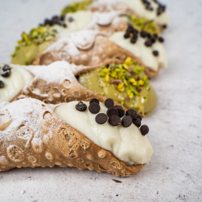 Kit 10 Cannoli Bigusto Ricotta e Pistacchio - 10pz