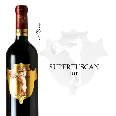 Vino Super Tuscan IGT Gold