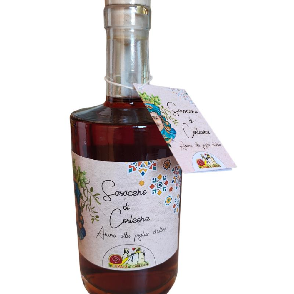 Amaro Saraceno di Corleone - Liquore alle Foglie d'Ulivo da 500ml