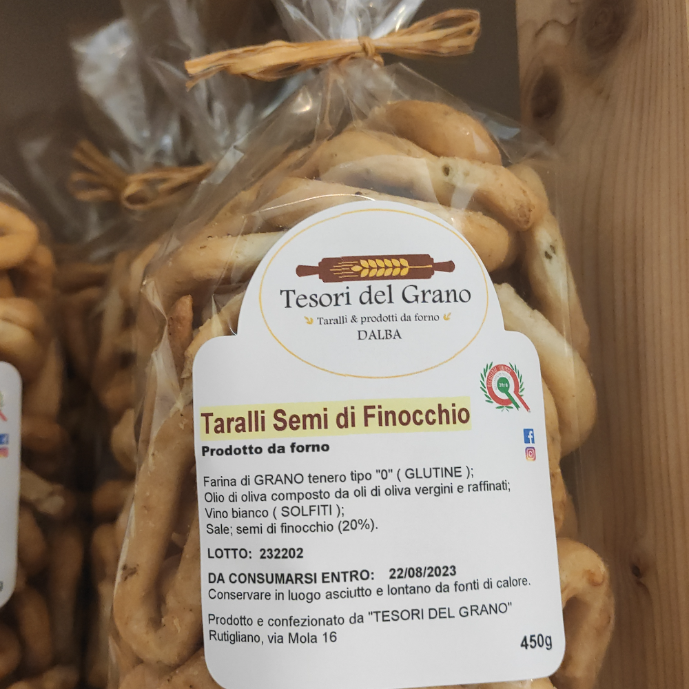 Taralli ai Semi di Finocchio - 450g