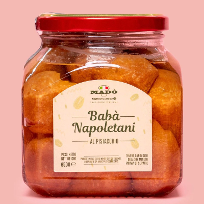 Babà Sottospirito al Pistacchio