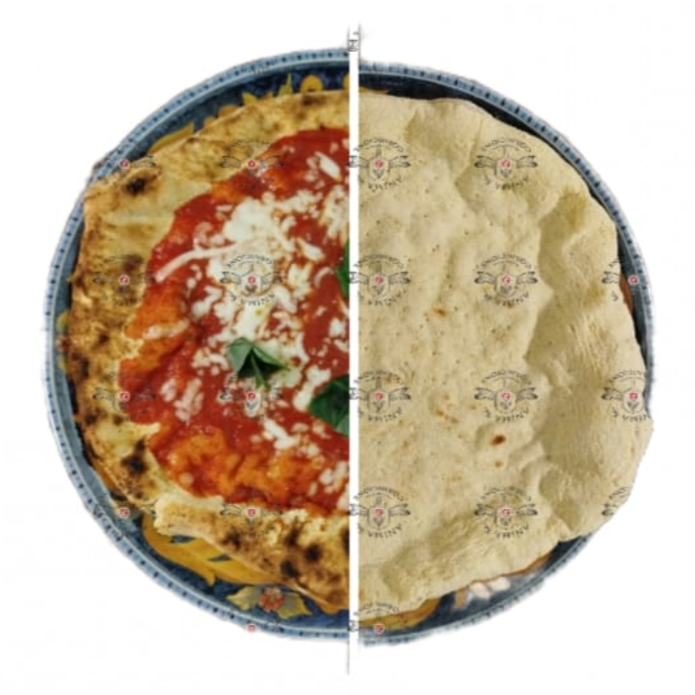 Basi per pizza con Biga 48 ore di lievitazione (24pz da 300g)