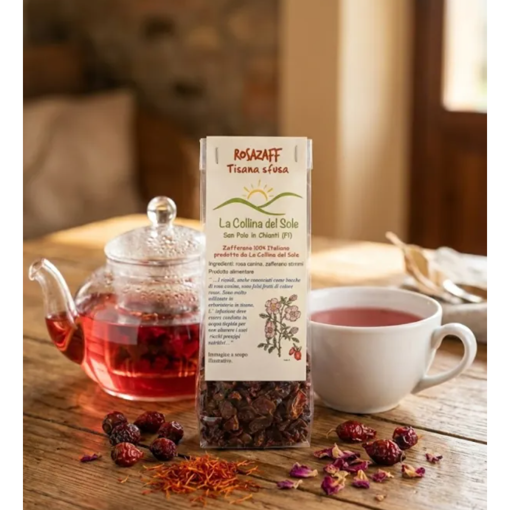 ROSAZAFF – Tisana Sfusa: il Benessere che nasce dal Cuore del Chianti
